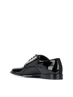 Scarpe Derby in pelle lucida