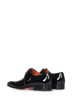 Scarpe derby in vernice