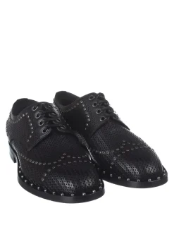 Scarpe derby Marsala in pelle