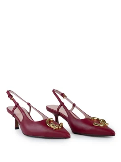 Scarpe slingback lishe c-me in pelle