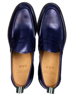 Scarpe stringate in pelle