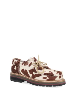 Scarpe stringate in pelle