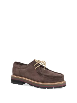 Scarpe stringate in pelle