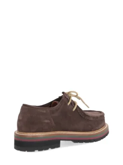 Scarpe stringate in pelle