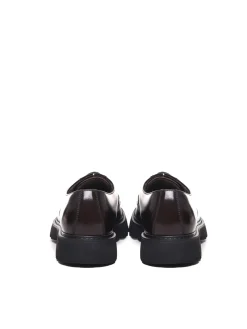 Scarpe stringate in pelle