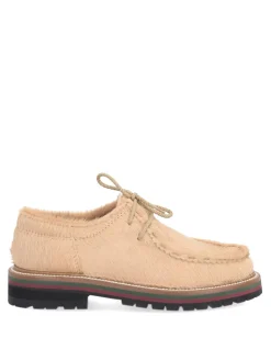 Scarpe stringate in pelle