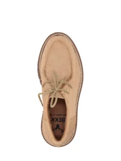 Scarpe stringate in pelle