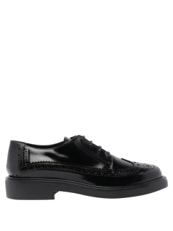 Scarpe stringate in pelle