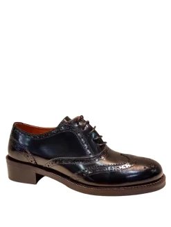 Scarpe stringate in pelle