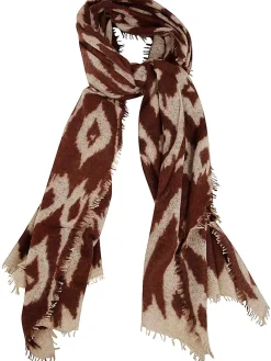 Scialle in maglia aperta 85X200