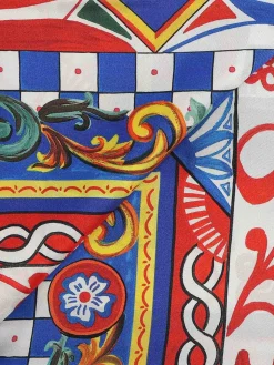 Sciarpa con carrello stampa