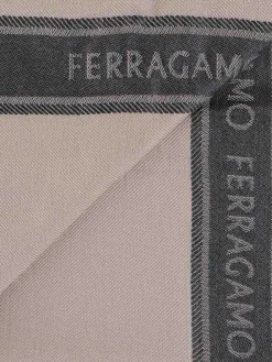 Sciarpa Con Logo Scritto