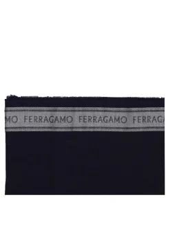 Sciarpa Con Logo Scritto
