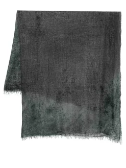 Sciarpa Con Stampa E Frange 140X140 cm