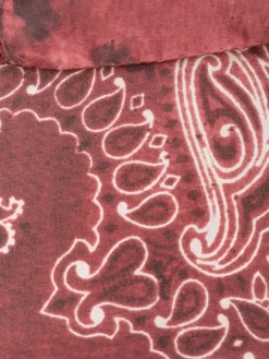Sciarpa con stampa Paisley