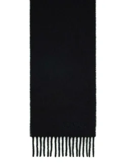 Sciarpa Firny in misto alpaca nera