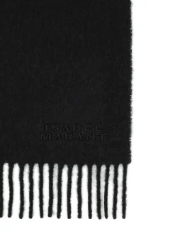 Sciarpa Firny in misto alpaca nera
