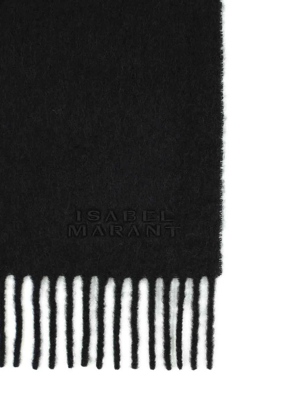 Sciarpa Firny in misto alpaca nera