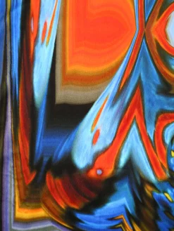 Sciarpa Grace in velluto multicolor