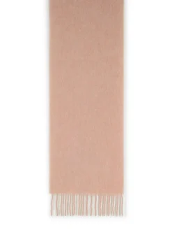 Sciarpa in alpaca rosa chiaro