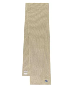 Sciarpa in cashmere con ricamo iconico