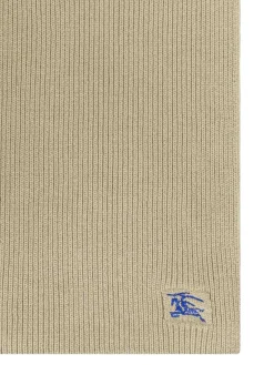Sciarpa in cashmere con ricamo iconico