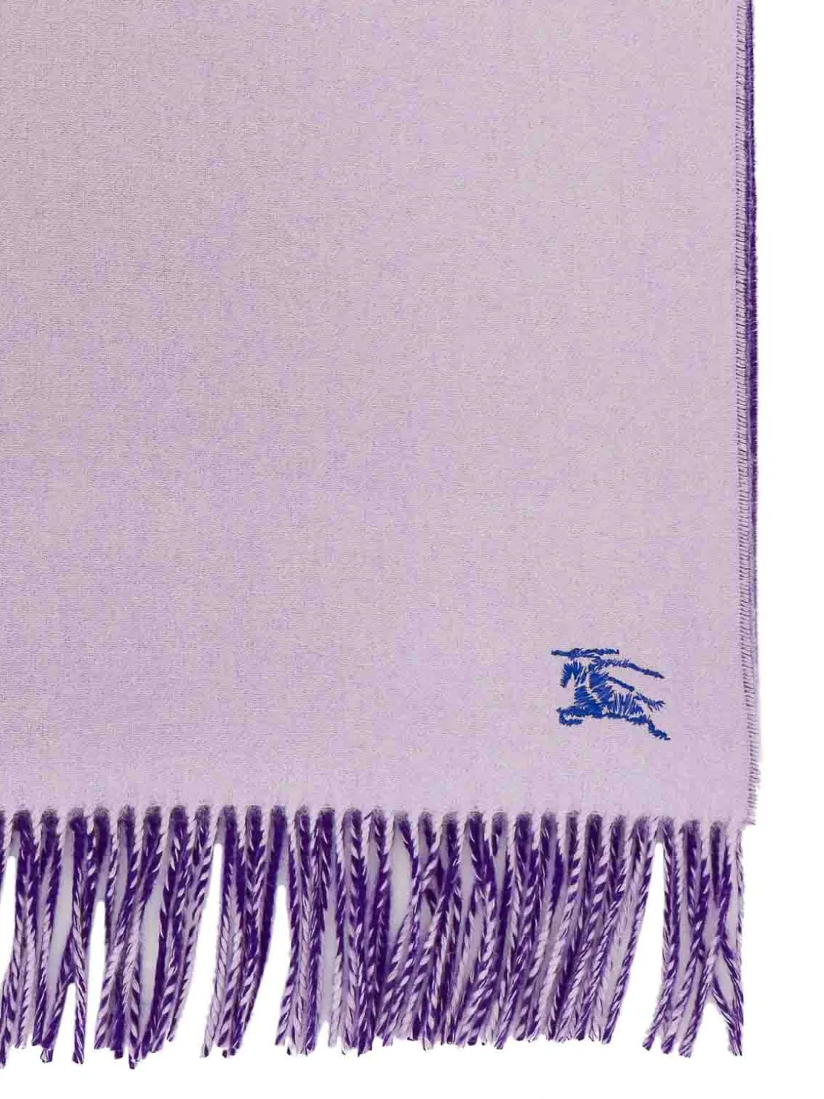 Sciarpa in cashmere con ricamo iconico