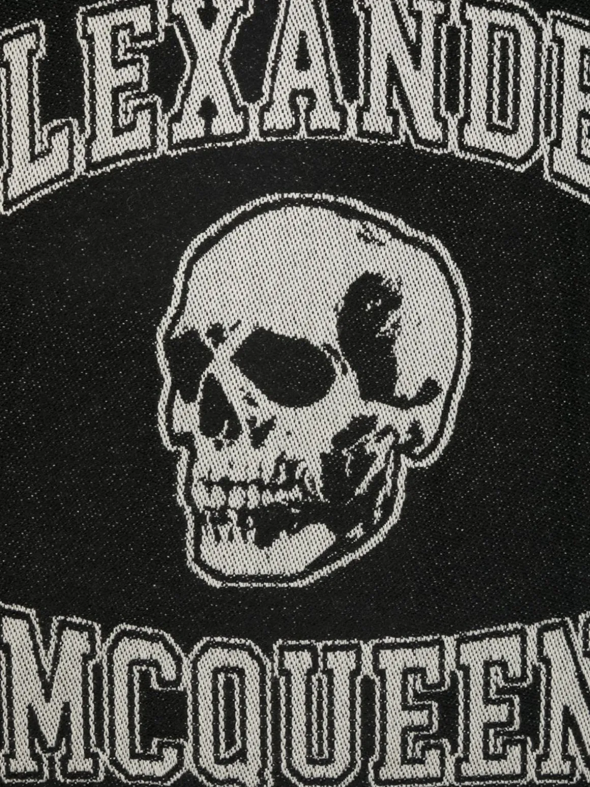 Sciarpa in lana con logo