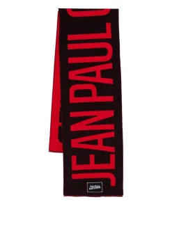 Sciarpa In Lana Con Logo