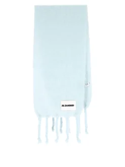 Sciarpa In Mohair E Lana