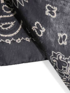 Sciarpa in seta con stampa Paisley