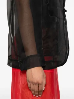 Semi-Sheer Blazer
