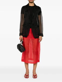 Semi-Sheer Blazer