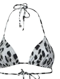 Set bikini con stampa leopardata
