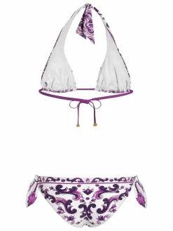 Set di bikini stampati maiola
