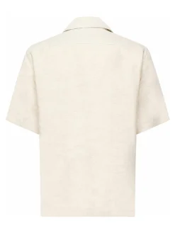 Shirt con largo colletto