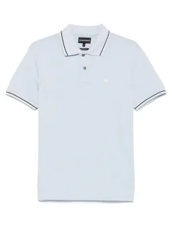 Shirt di polo in cotone logo