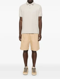 Shirt di polo in cotone logo