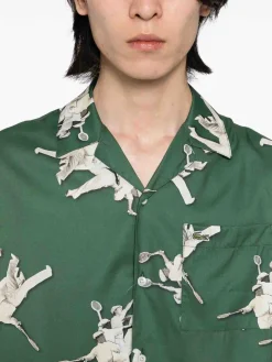Shirt in twill biologico e viscosa