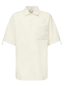 Shirt polo con tasca trapuntata