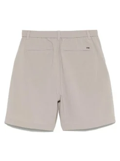 Short bermuda in nylon Seersucker grigi