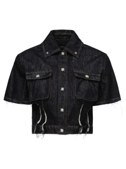 Short Denim Shirt
