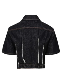 Short Denim Shirt