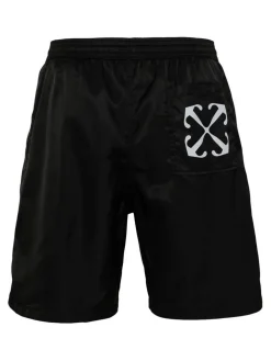 Shorts costume con coulisse con motivo frecce