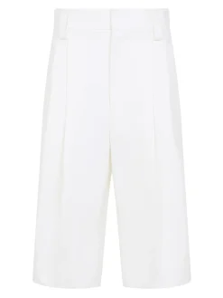 Shorts di bermuda di cotone