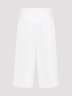 Shorts di bermuda di cotone