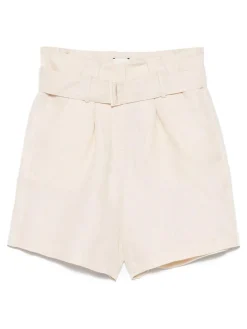 Shorts di bermuda di lino