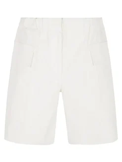Shorts di cotone bianco