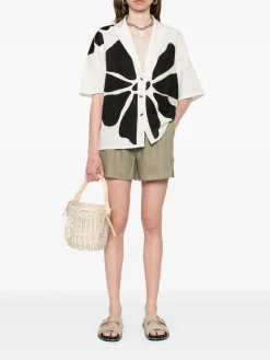 Shorts di lino