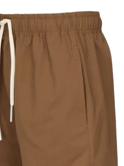 Shorts in lino e miscela di cotone